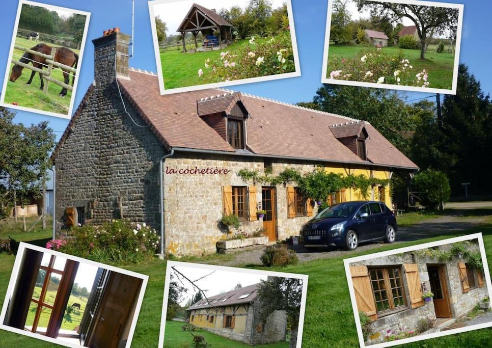 Gite : La Cochetiere : Ancienne Ferme 18Eme Villa Le Grais ภายนอก รูปภาพ