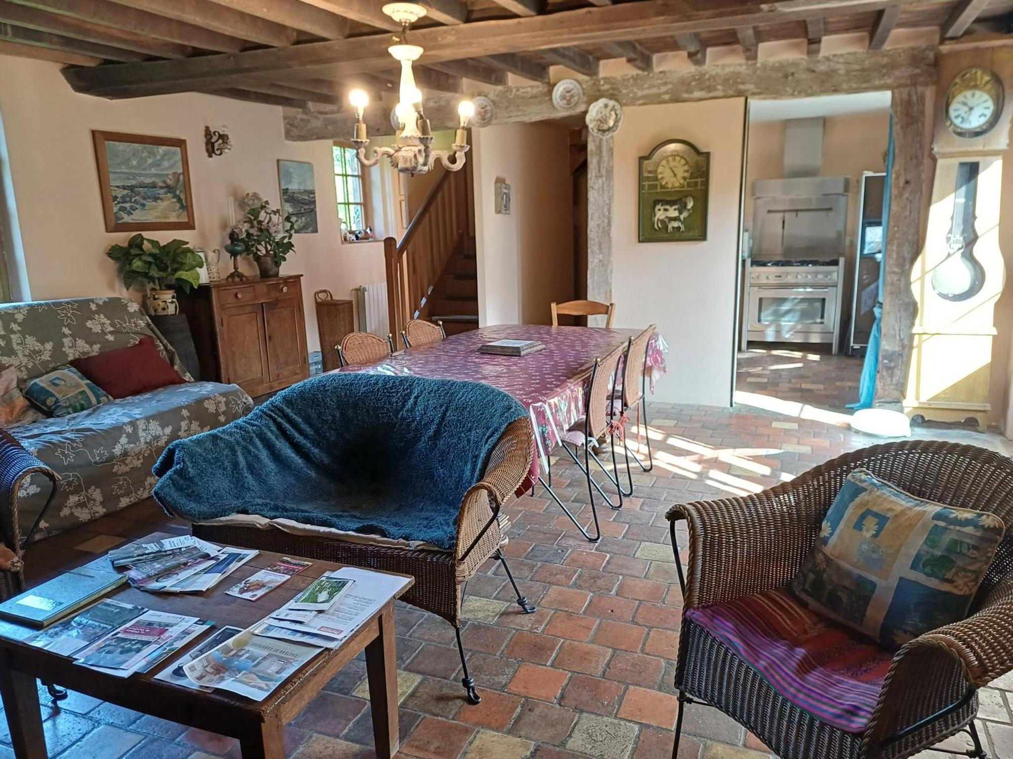 Gite : La Cochetiere : Ancienne Ferme 18Eme Villa Le Grais ภายนอก รูปภาพ