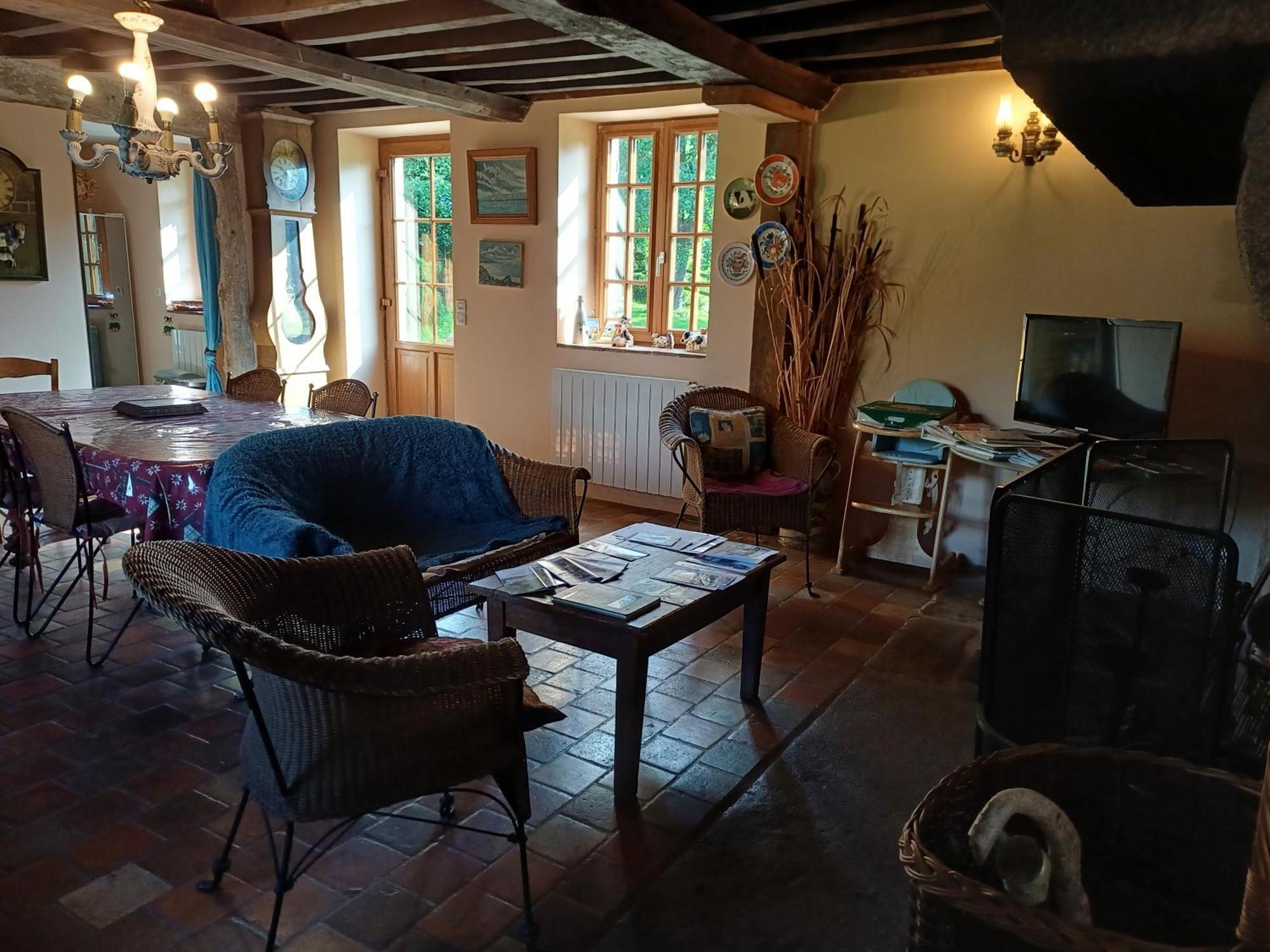 Gite : La Cochetiere : Ancienne Ferme 18Eme Villa Le Grais ภายนอก รูปภาพ