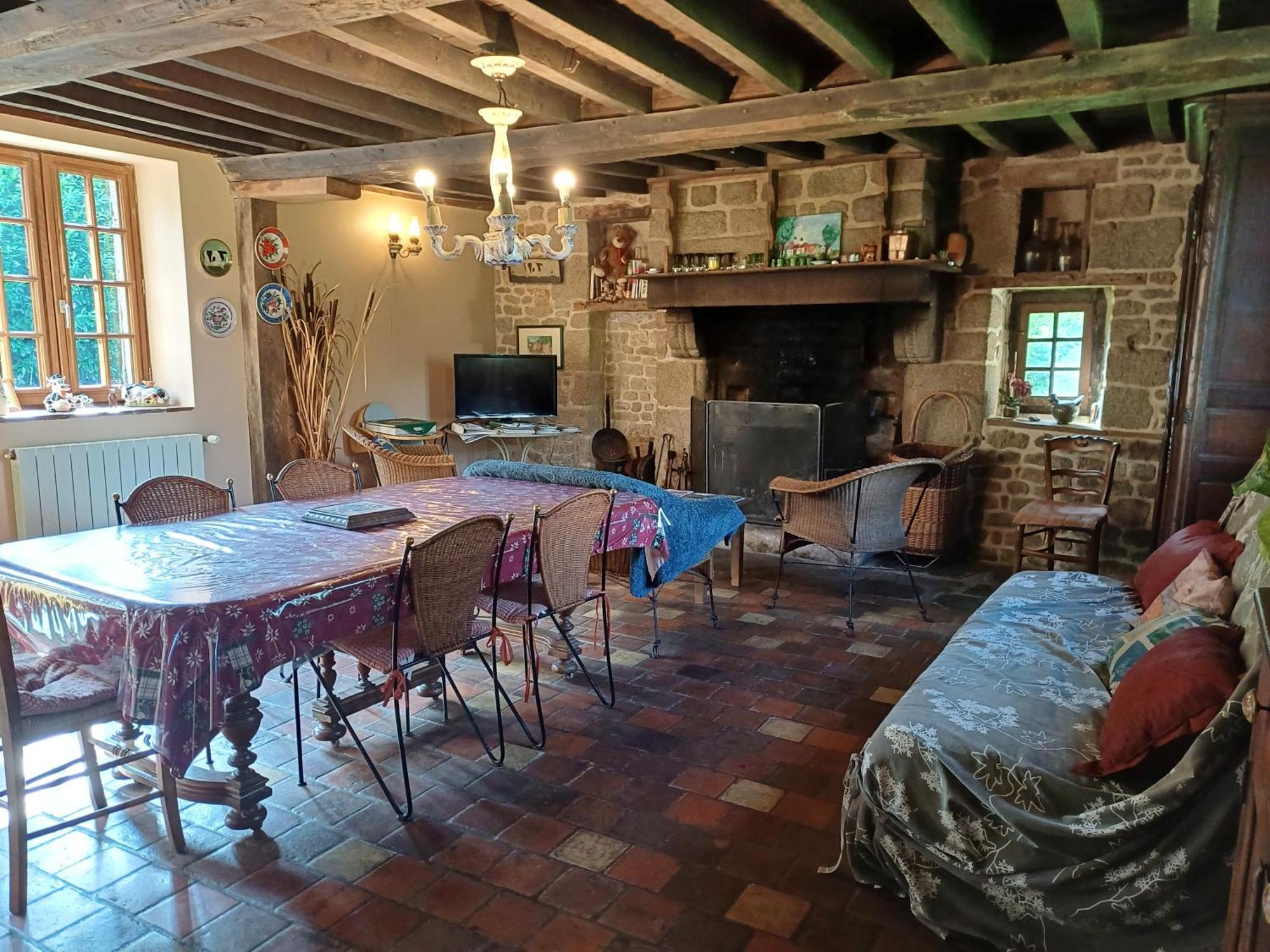 Gite : La Cochetiere : Ancienne Ferme 18Eme Villa Le Grais ภายนอก รูปภาพ