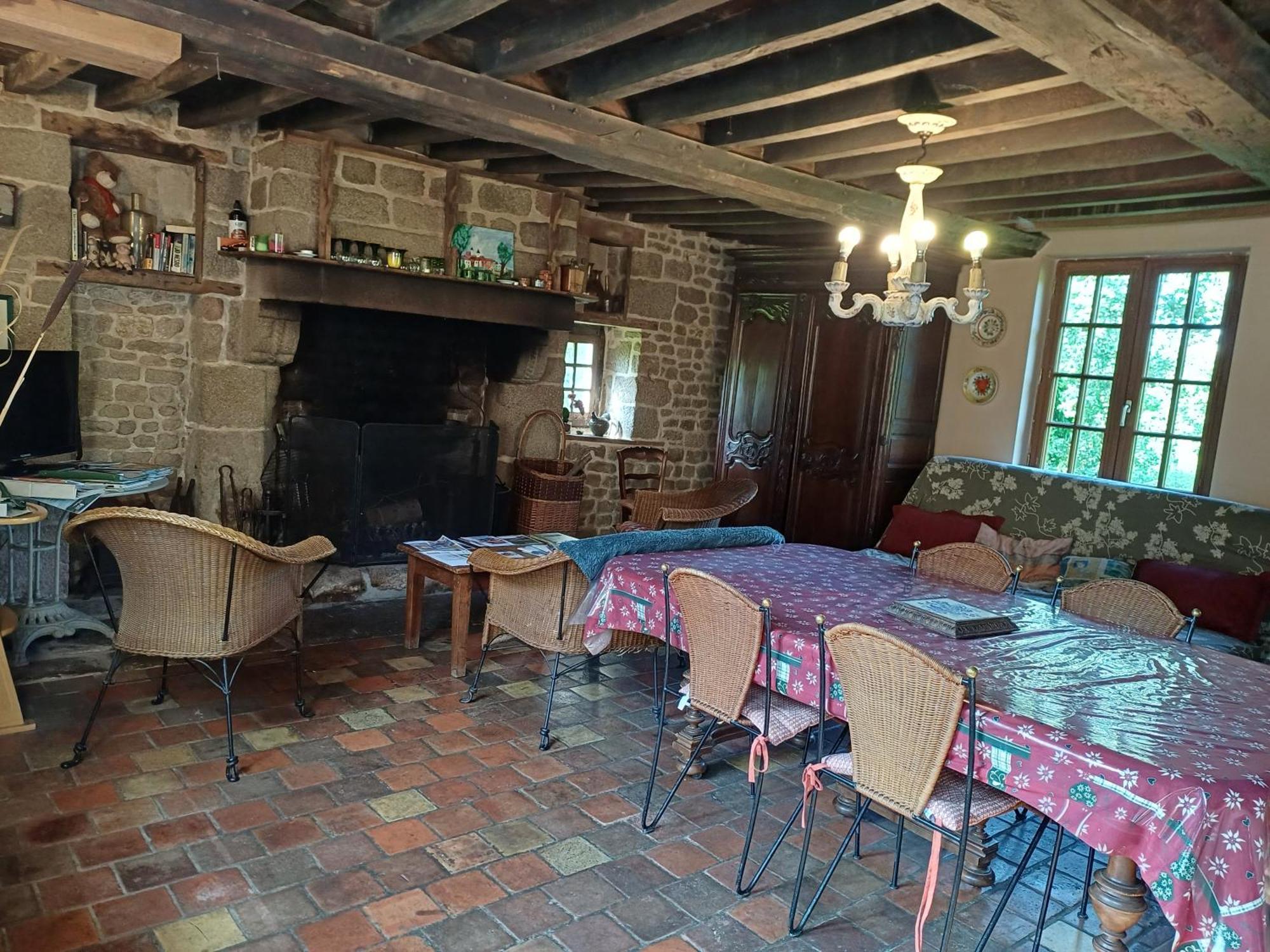 Gite : La Cochetiere : Ancienne Ferme 18Eme Villa Le Grais ภายนอก รูปภาพ